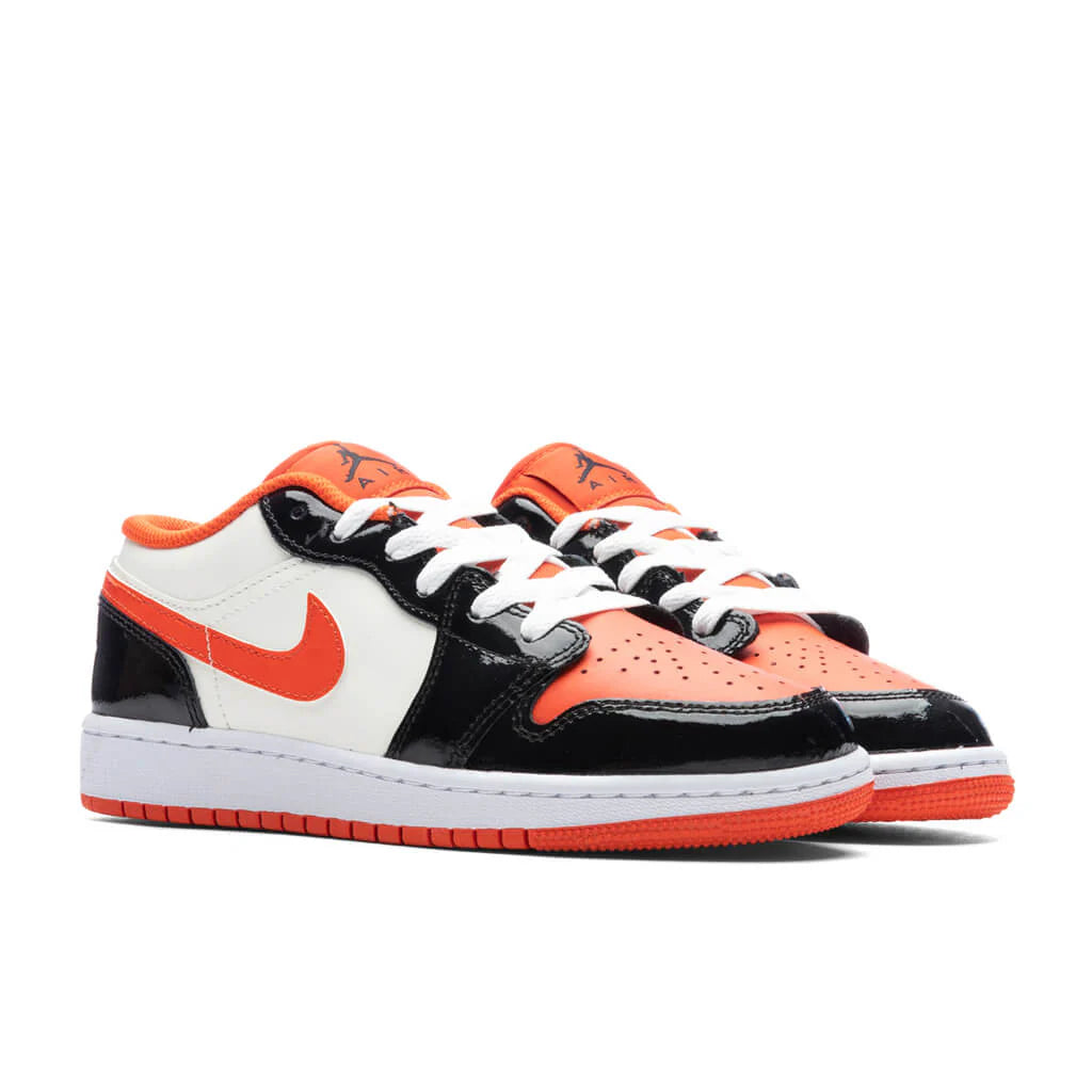 Air Jordan 1 Low SE GS Team Orange Black Sail