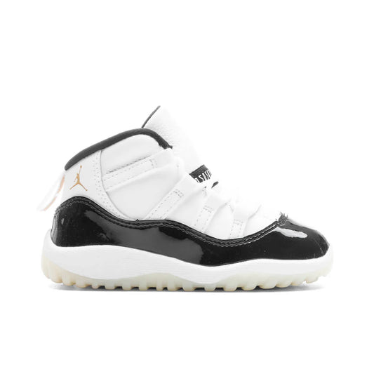 Air Jordan 11 Retro TD Gratitude Defining Moments White Metallic Gold Black