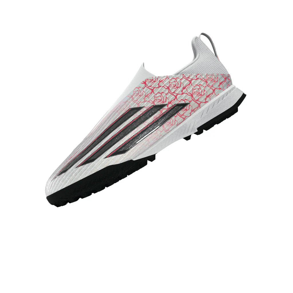 adidas F50 League Laceless TF Turf Youth Soccer Cleats White Black Red