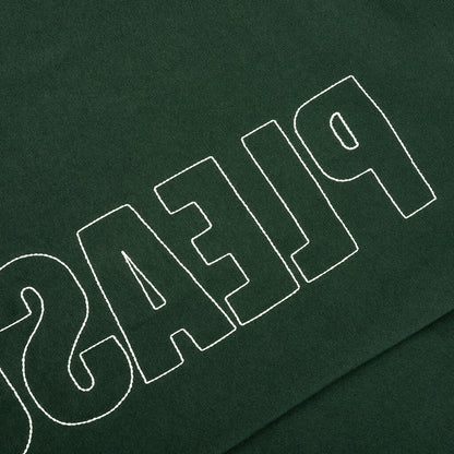 Outline Heavyweight T Shirt Forest Green