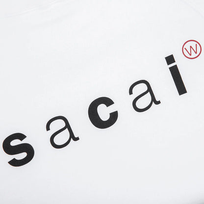 Sacai x WTAPS Print Pullover White