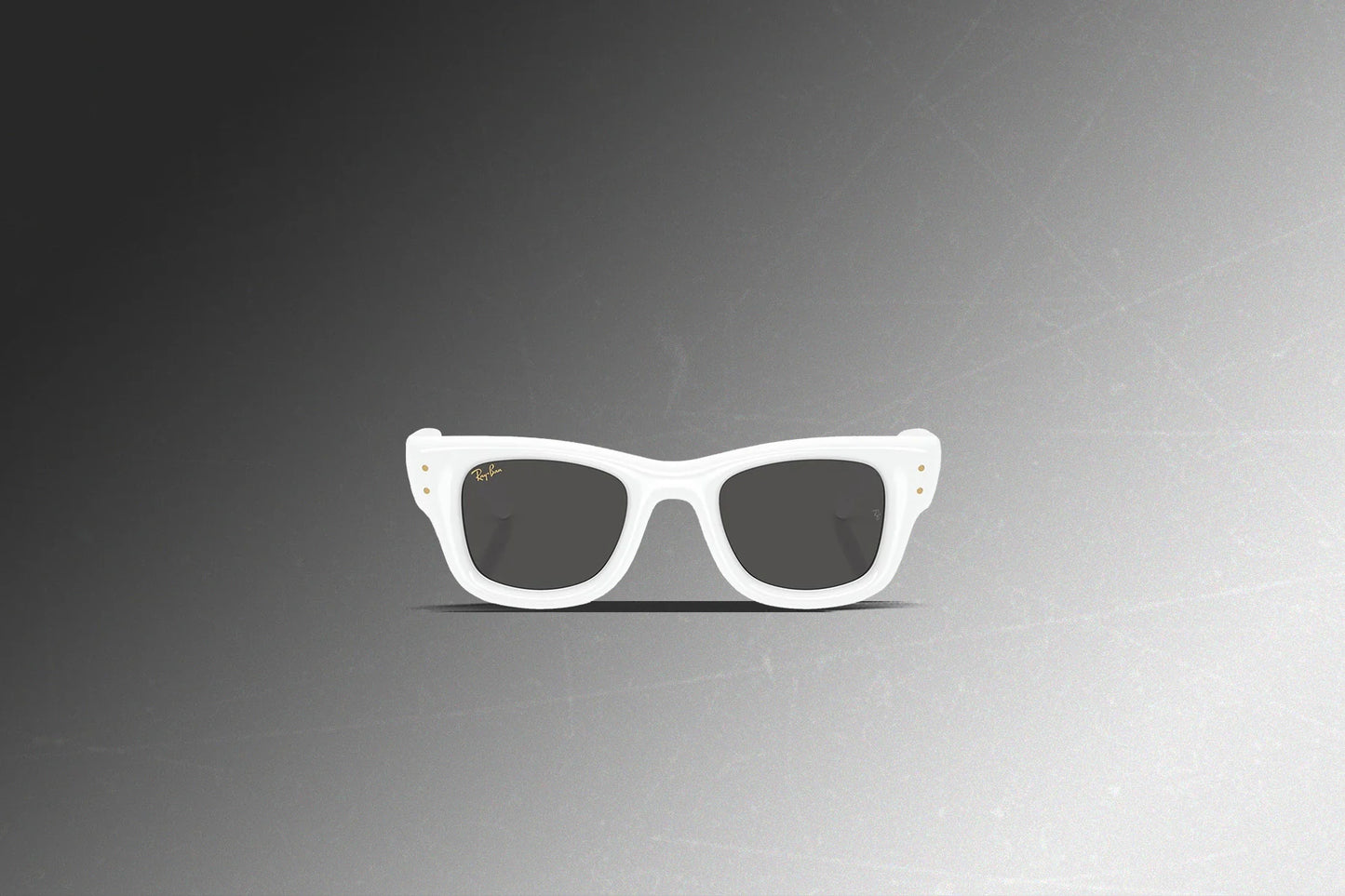 AAP Rocky x Ray Ban Wayfarer Puffer Polished White
