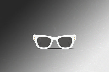 AAP Rocky x Ray Ban Wayfarer Puffer Polished White