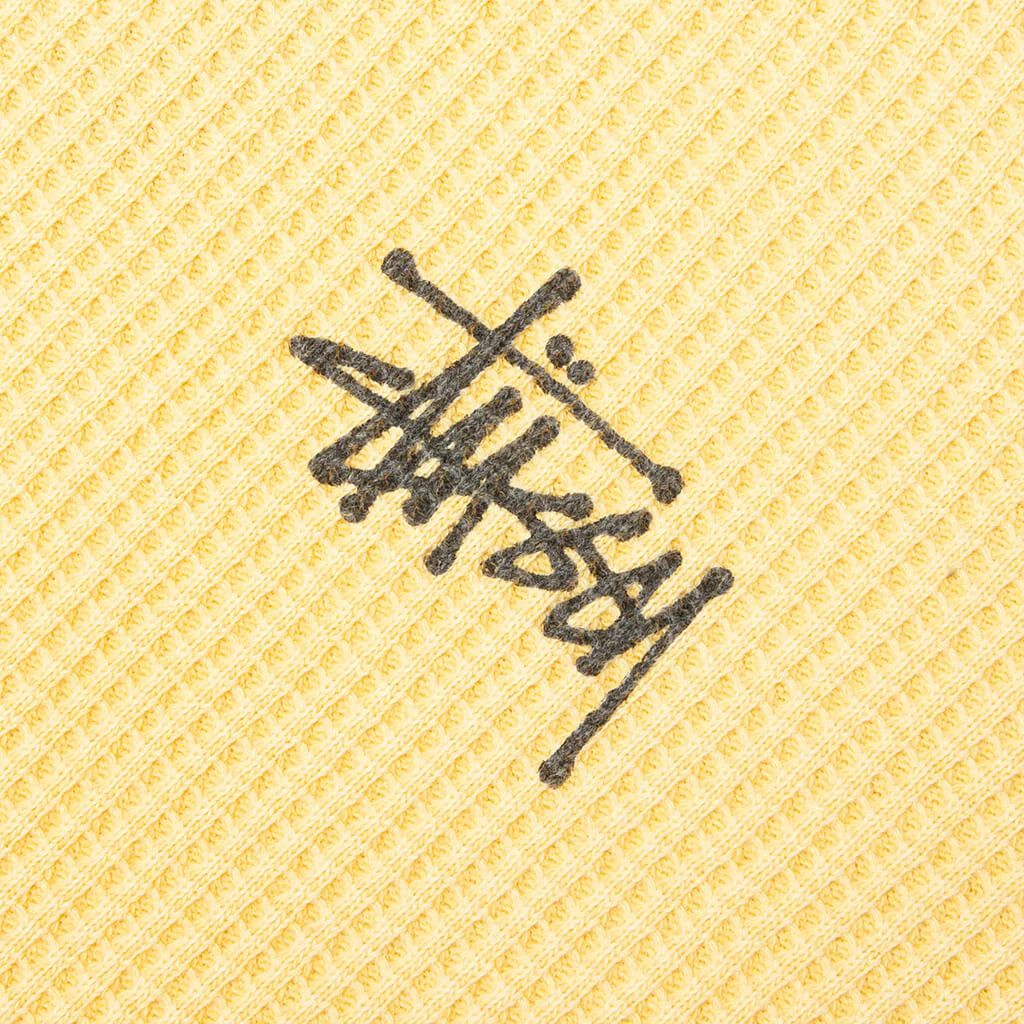 Raglan Thermal Basic Stock Pale Yellow