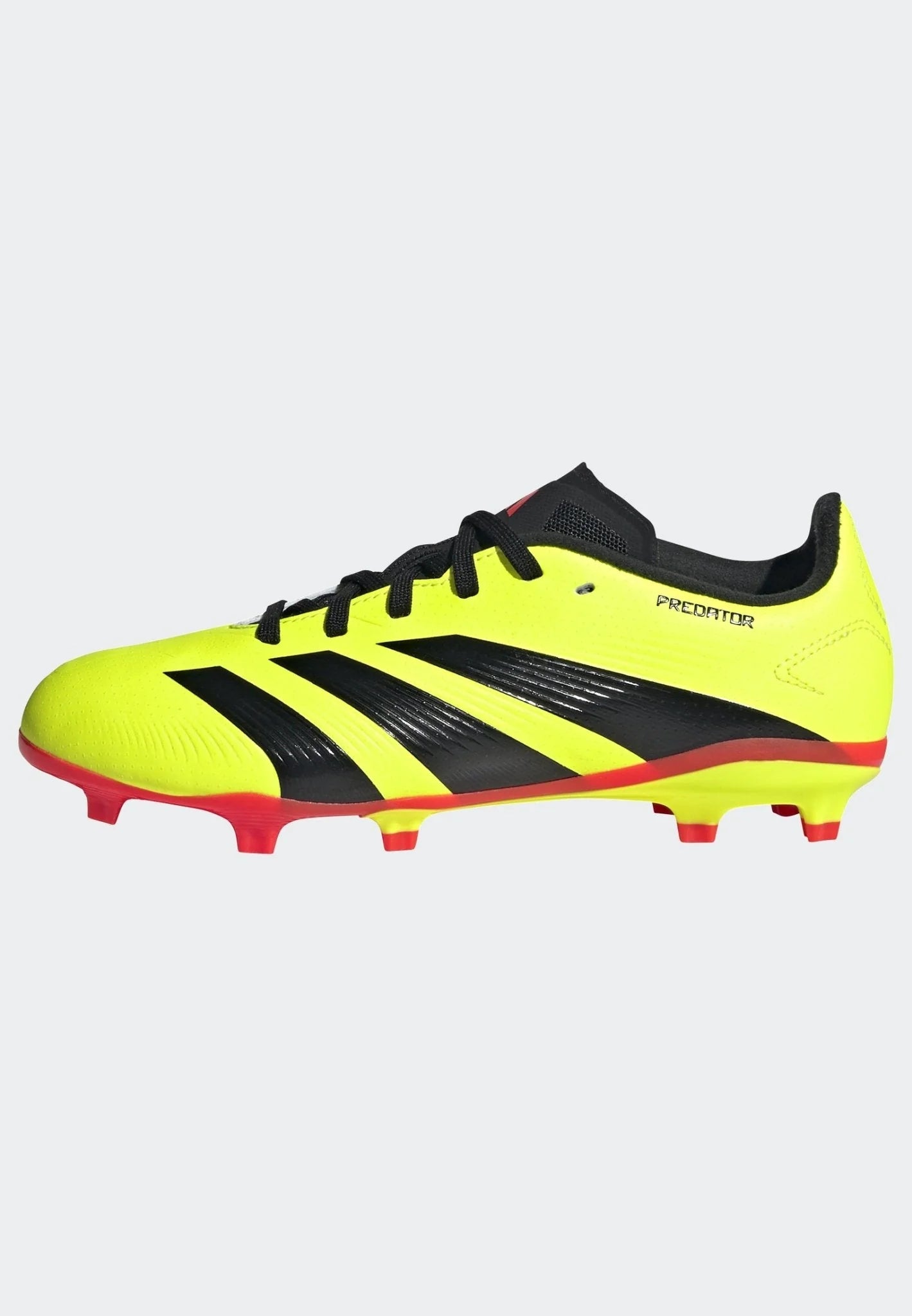 adidas Predator League FG J Firm Ground Soccer Cleats Team Solar Yellow Black Solar Red
