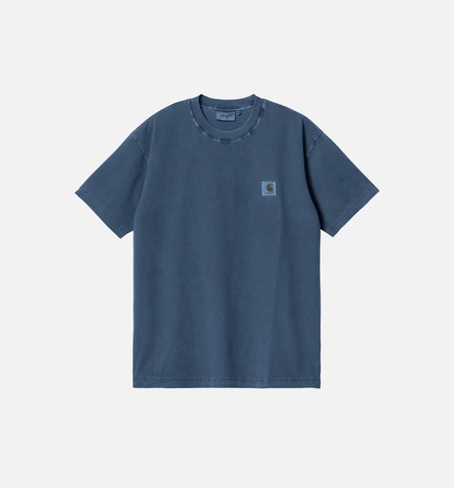 Nelson Mens Short Sleeve Shirt Blue