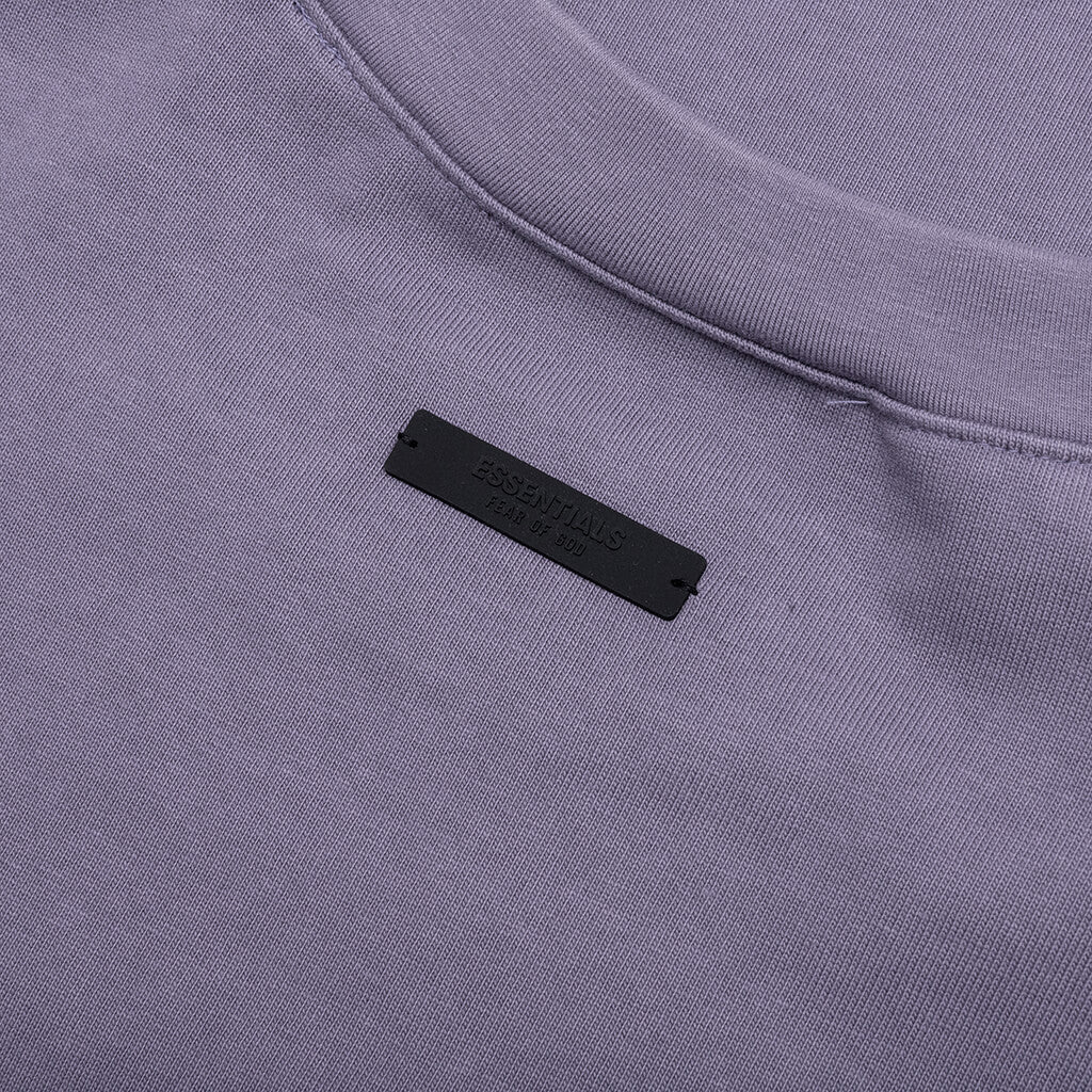 Heavy L S Tee Lavender