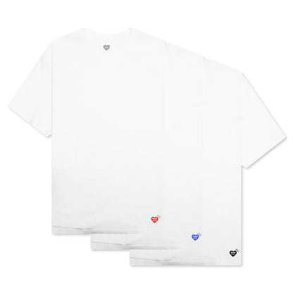 3 Pack T Shirt Set White