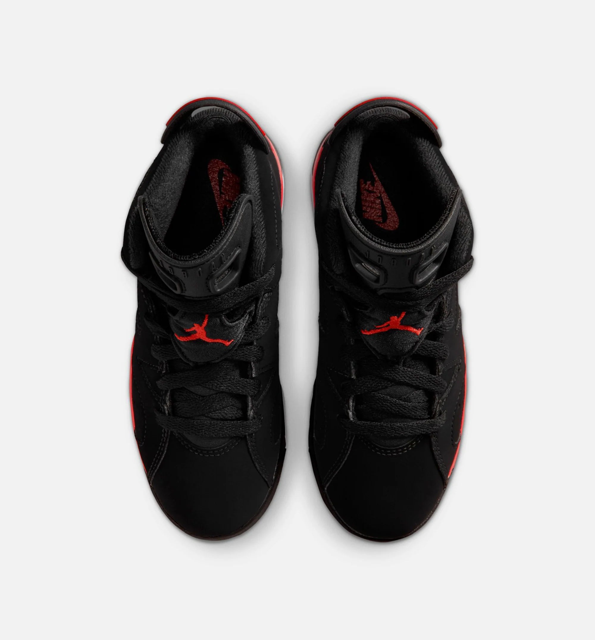 Air Jordan 6 Retro Infrared Salesman Preschool Lifestyle Shoe Black Light Crimson