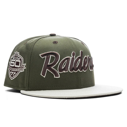 Feature x New Era 59FIFTY Fitted Las Vegas Raiders New Olive Stone