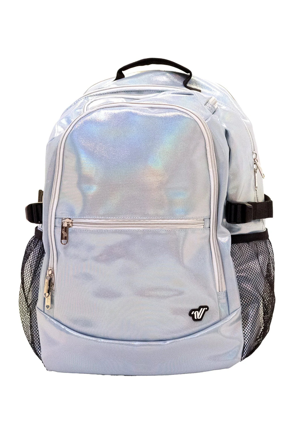 Varsity Light Blue Glitter Backpack