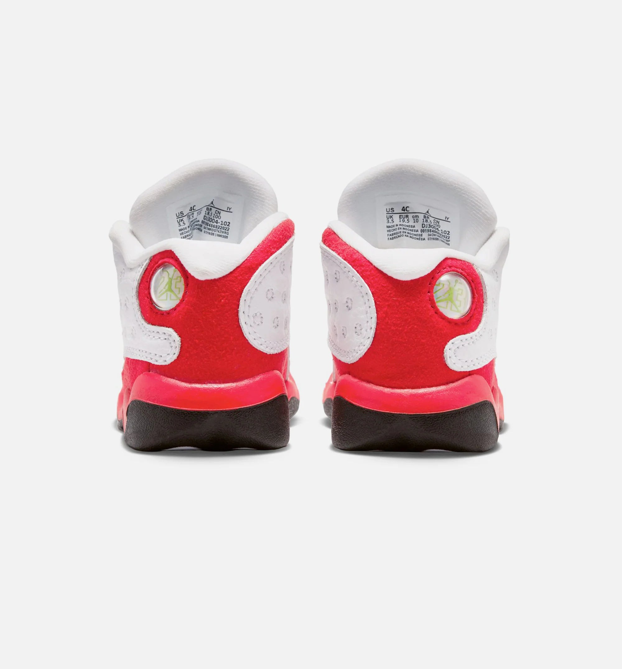 Air Jordan 13 Retro White And University Red Infant Toddler Lifestyle Shoe White Black True Red