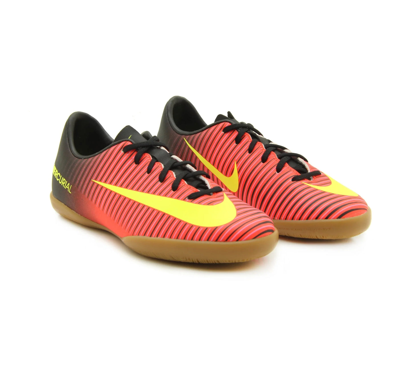 Nike Jr MercurialX Vapor XI IC Indoor Soccer Shoes Total Crimson Black Volt