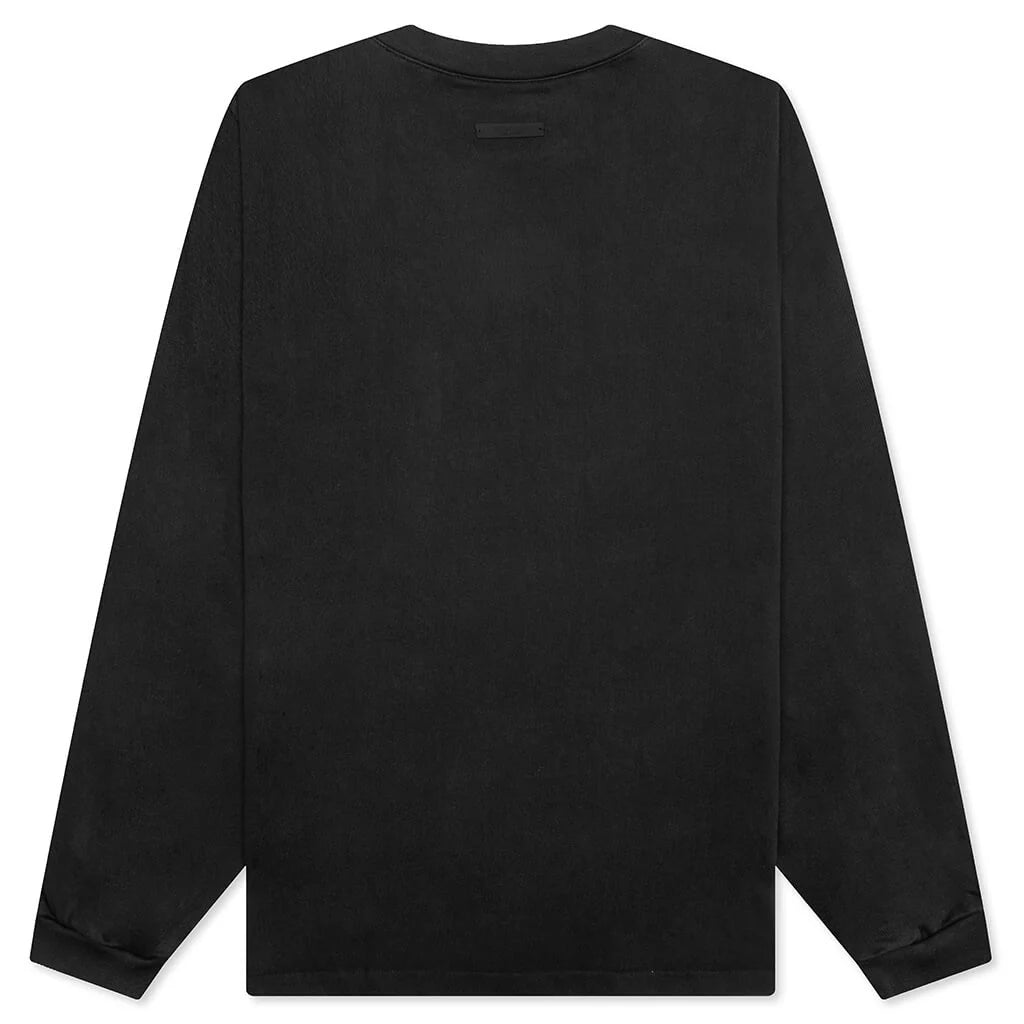 Heavy L S Tee Black