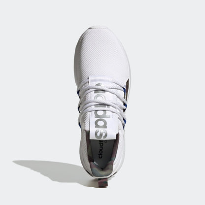adidas Lite Racer Adapt 4 Cloudfoam Lifestyle Running Slip On Shoes Whjite Royal