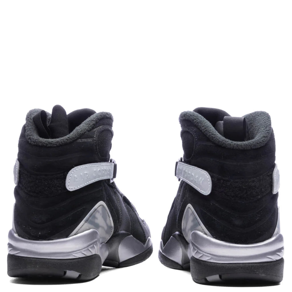 Air Jordan 8 Retro Winterized Black Gunsmoke Metallic Silver