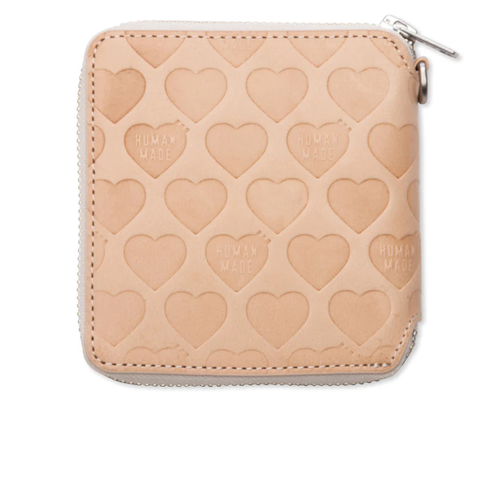 Leather Wallet Beige
