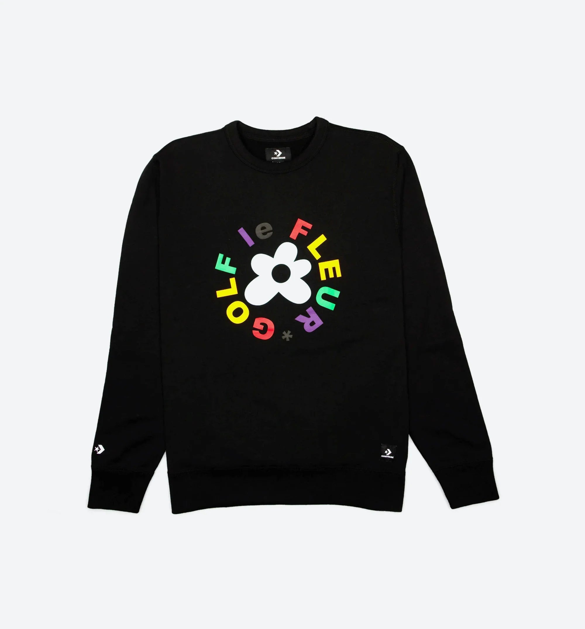 Golf Le Fleur Tyler the Creator X Converse Collection Mens Sweatshirt Black Multi