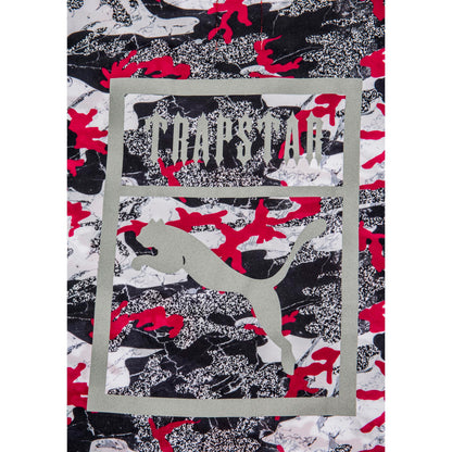 Puma X Trapstar Logo Tee Mens Barbados Cherry Camo
