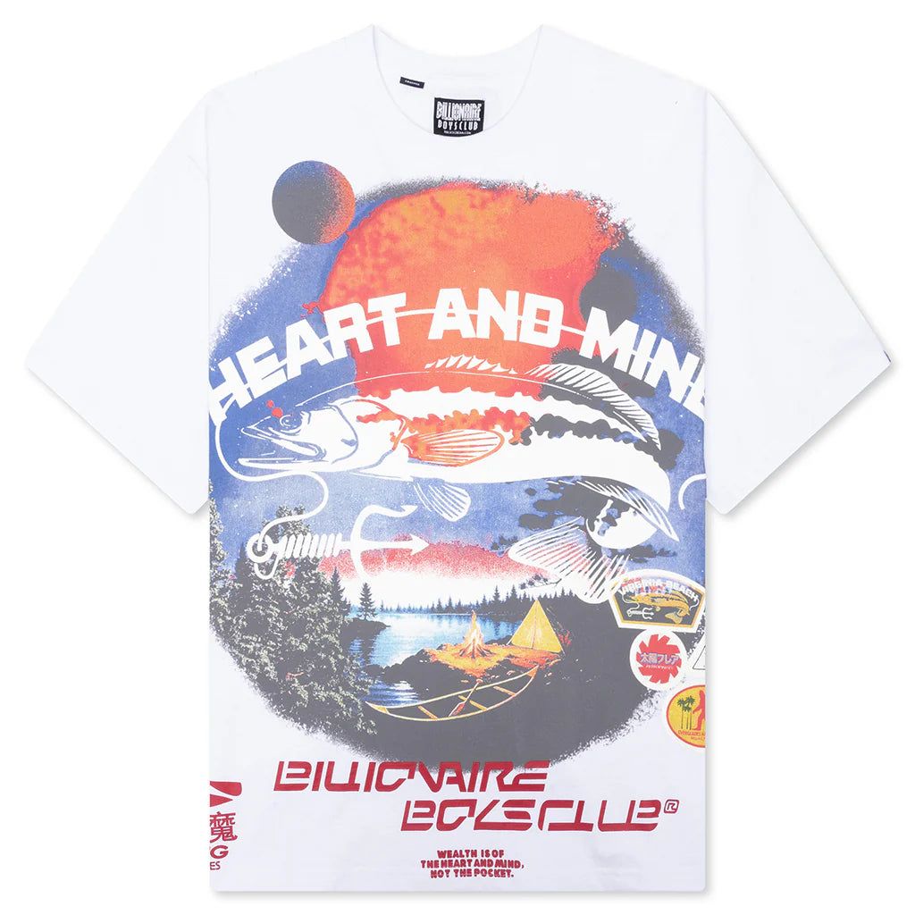 Hook S S Tee White