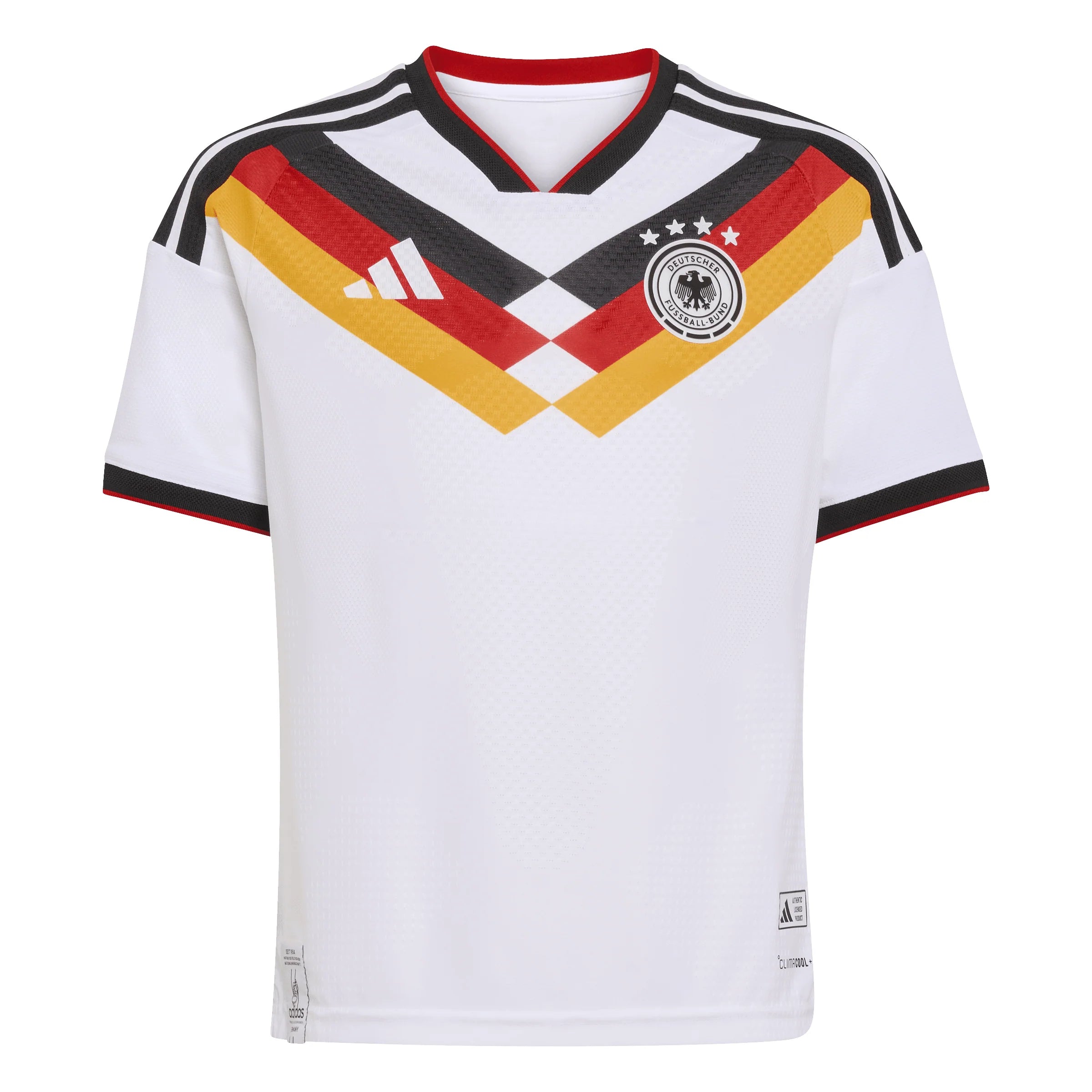 adidas Germany Home Youth Soccer Jersey 26 White