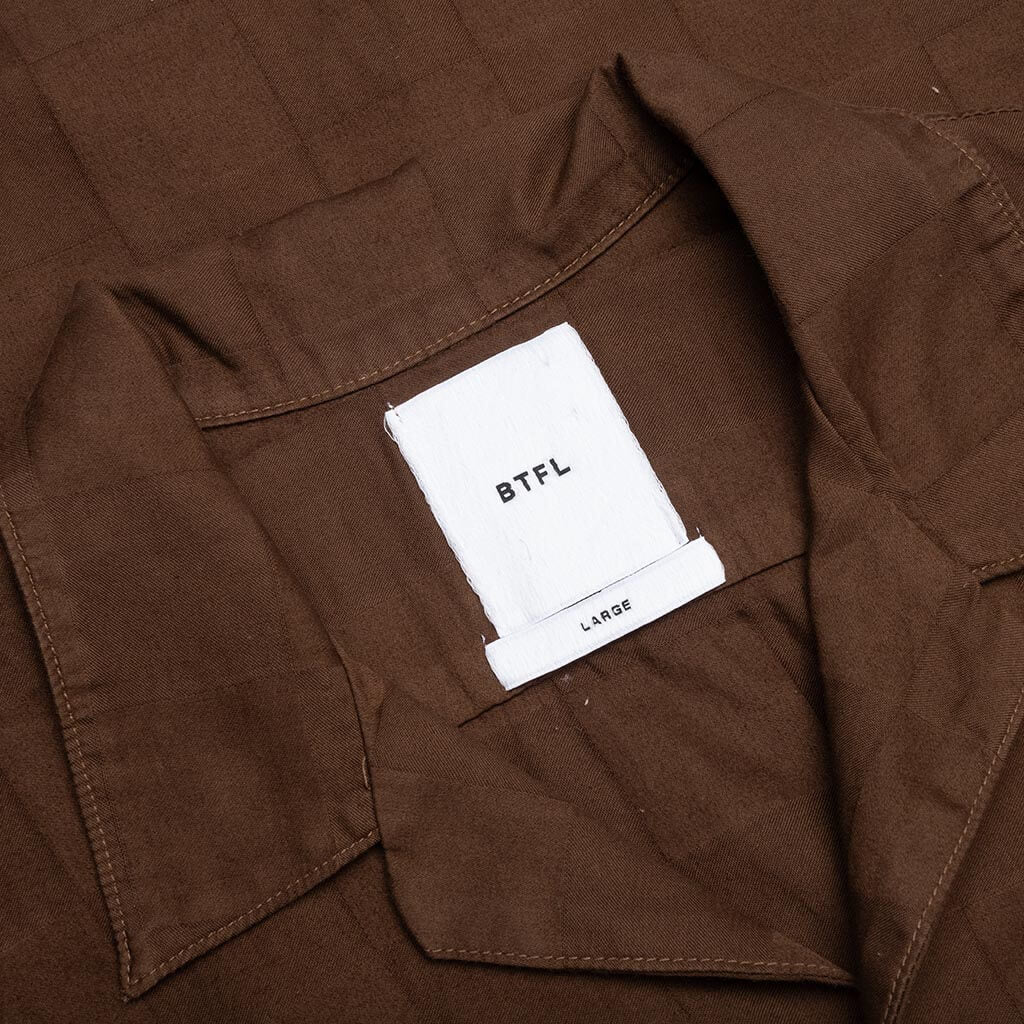 Checkered Sport Shirt Chocolate