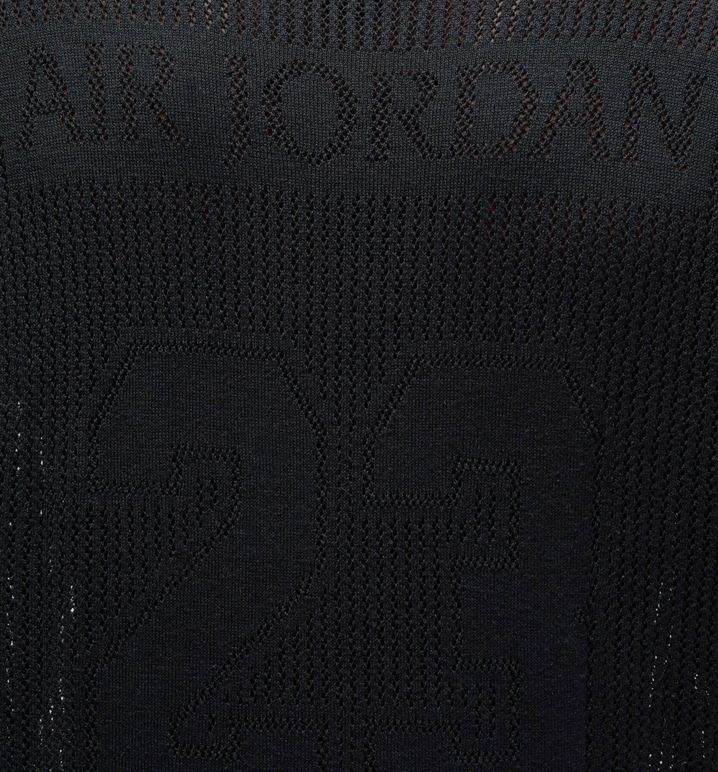 Knit Football Mens Jersey Off Noir Dark Smoke Grey