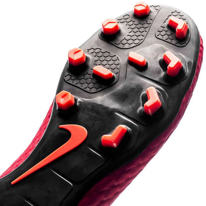 Nike JR Hypervenom Phelon III Soccer Cleats Red Black Crimson