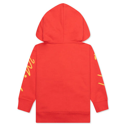 Kids BB Space Rodeo Hoodie Poppy Red
