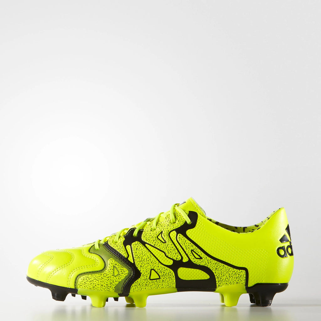 adidas X 151 FG AG Leather Multi Ground Soccer Cleats Solar Yellow Black