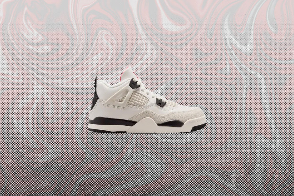 Air Jordan 4 Retro OG Flight Club PS Sail Black University Red