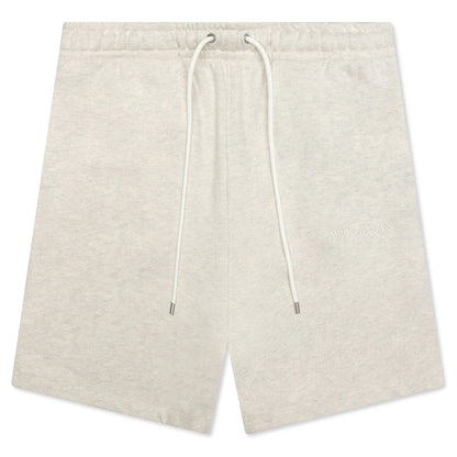 Wordmark Fleece Shorts Oatmeal Heather
