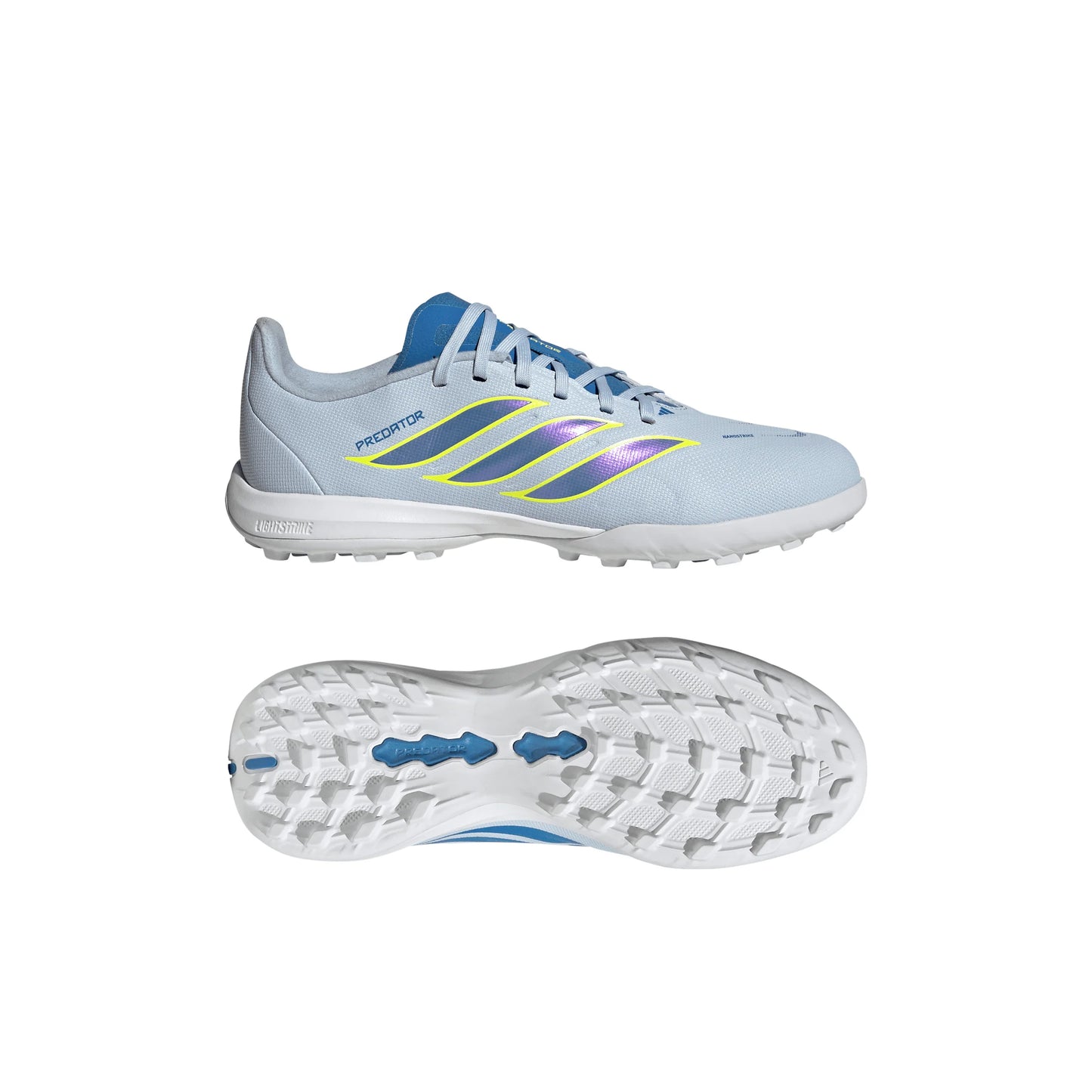 adidas Predator League TF Turf Youth Soccer Cleats Sky Blue Yellow