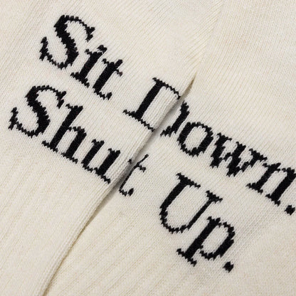 Saint Sit Down Socks Ecru