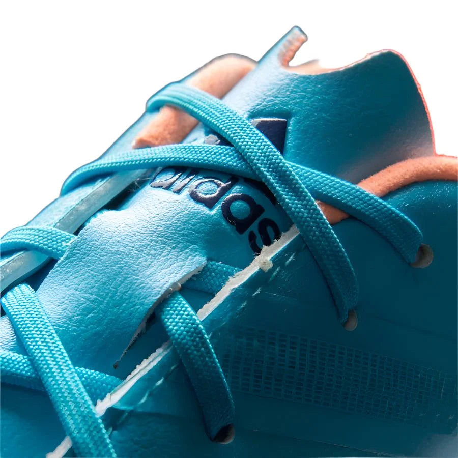 adidas F30 TRX FG Firm Ground Womens Soccer Cleats Blue Glow Orange Purple
