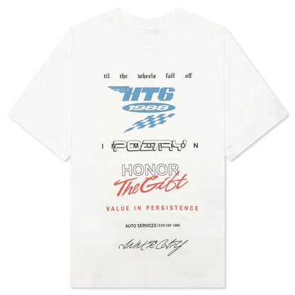 Persistence Race Tee White