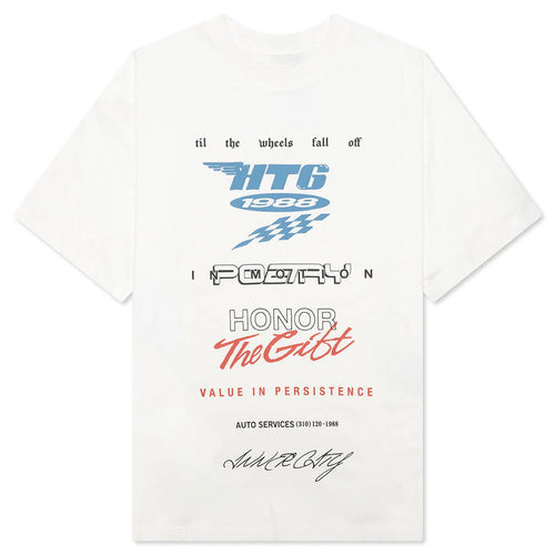 Persistence Race Tee White