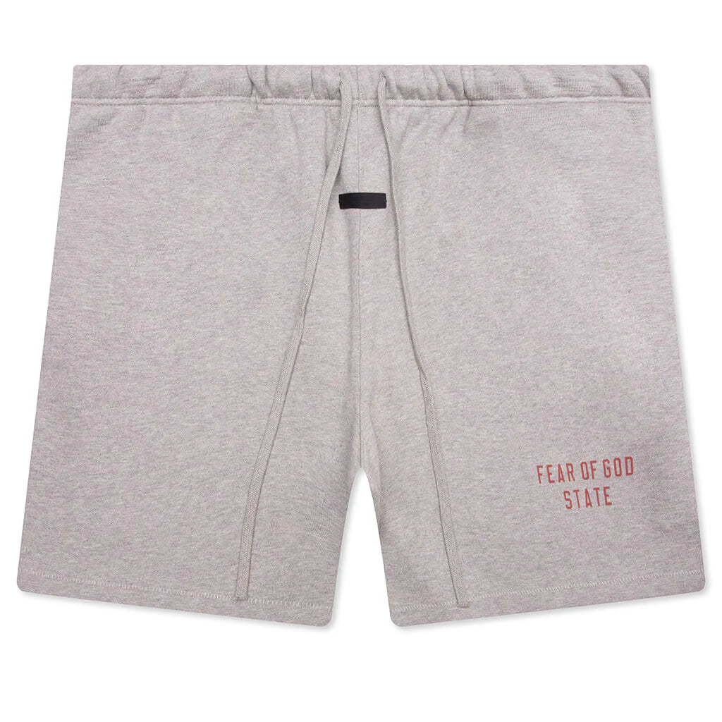 Fleece Soccer Short Dark Heather