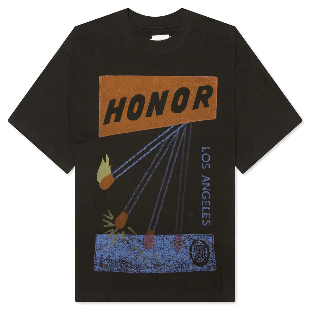 B Summer HTG Match Box S S Tee Black