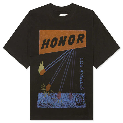 B Summer HTG Match Box S S Tee Black