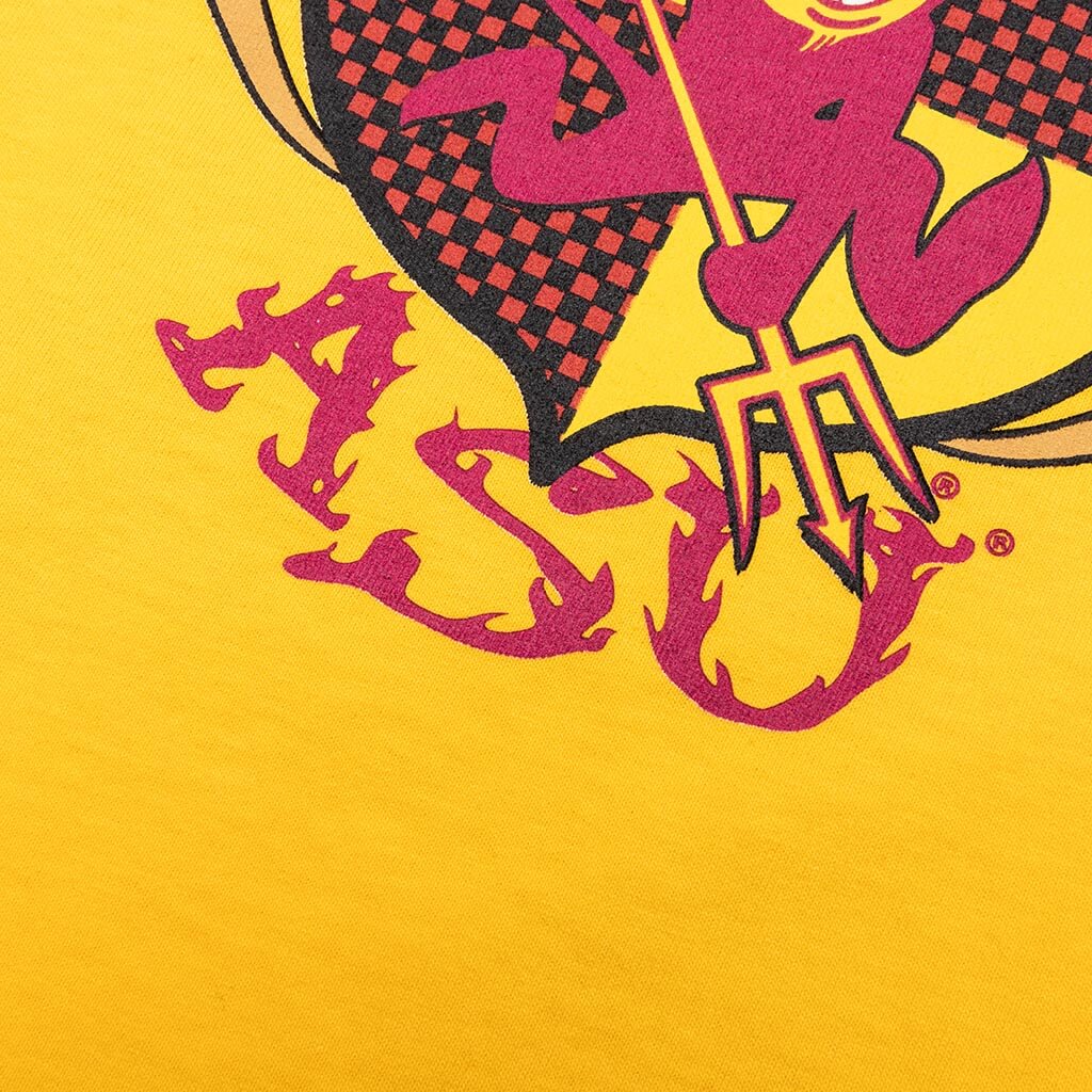 Feature x ASU Crest Tee Spectra Yellow