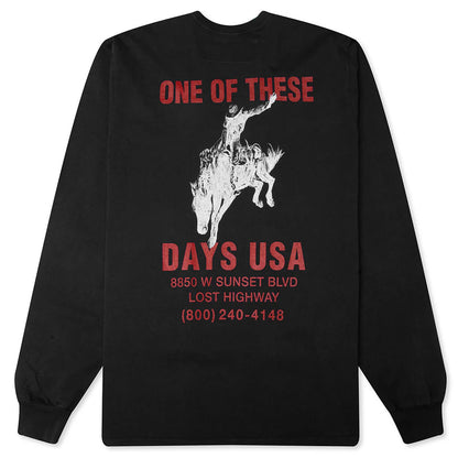 Break On Through Long Sleeve T Shirt Black