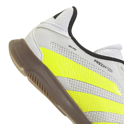 adidas Predator League Youth Indoor Shoes White Lemon