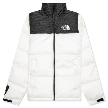 1996 Retro Nuptse Jacket White Dune