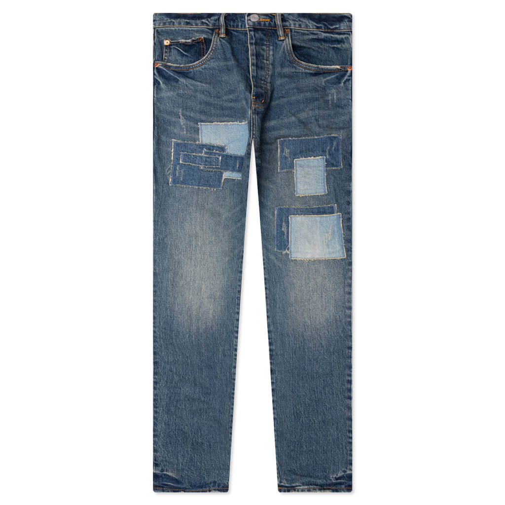 Vintage Square Patch Repair Dark Indigo