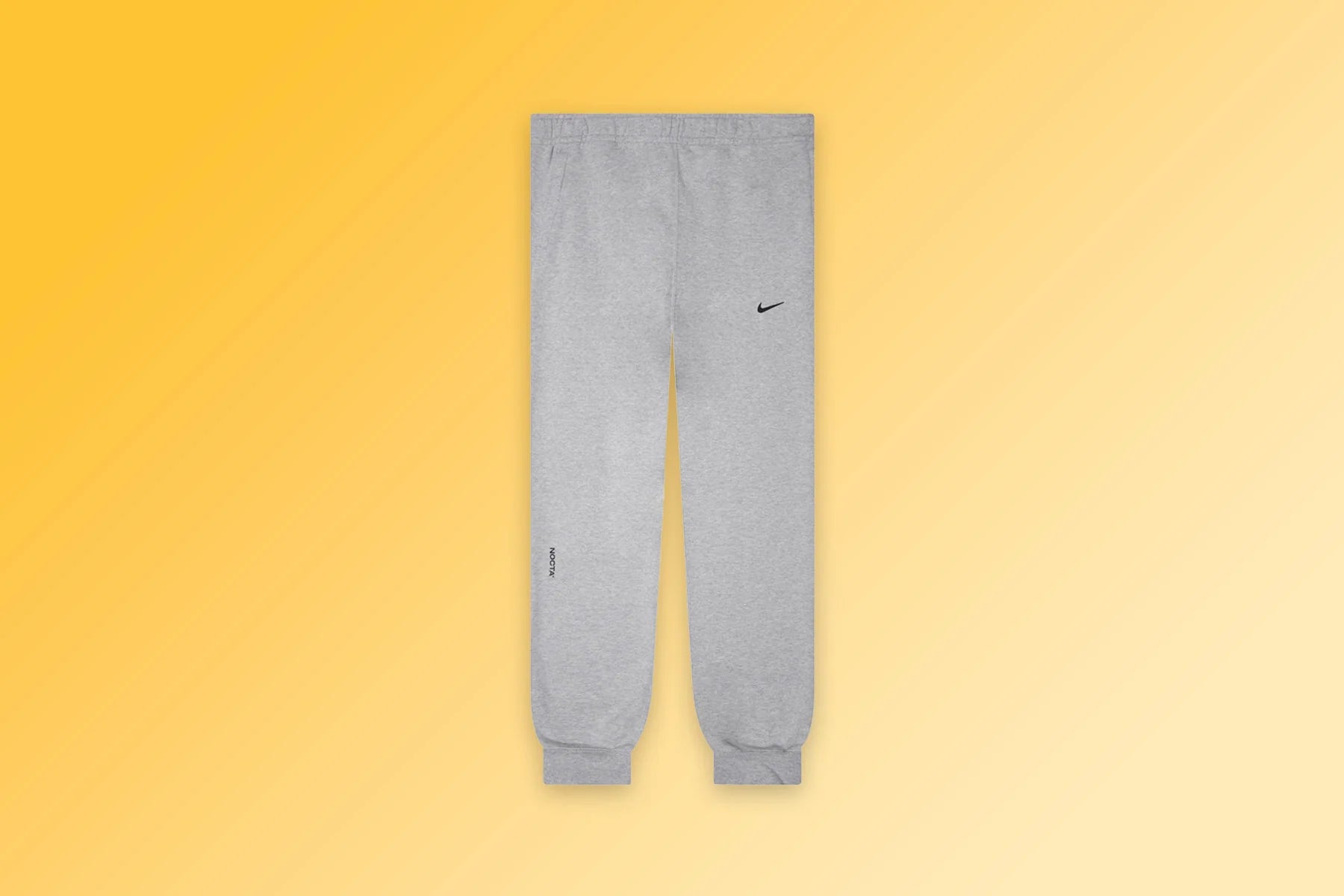Nike x NOCTA Fleece CS Pants Heather Grey Matte Silver Black