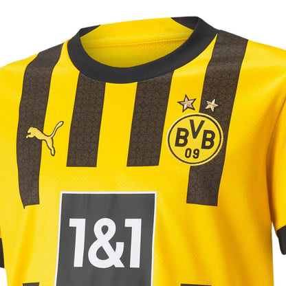 PUMA Kids Borussia Dortmund Home Jersey 22 Youth Yellow Black