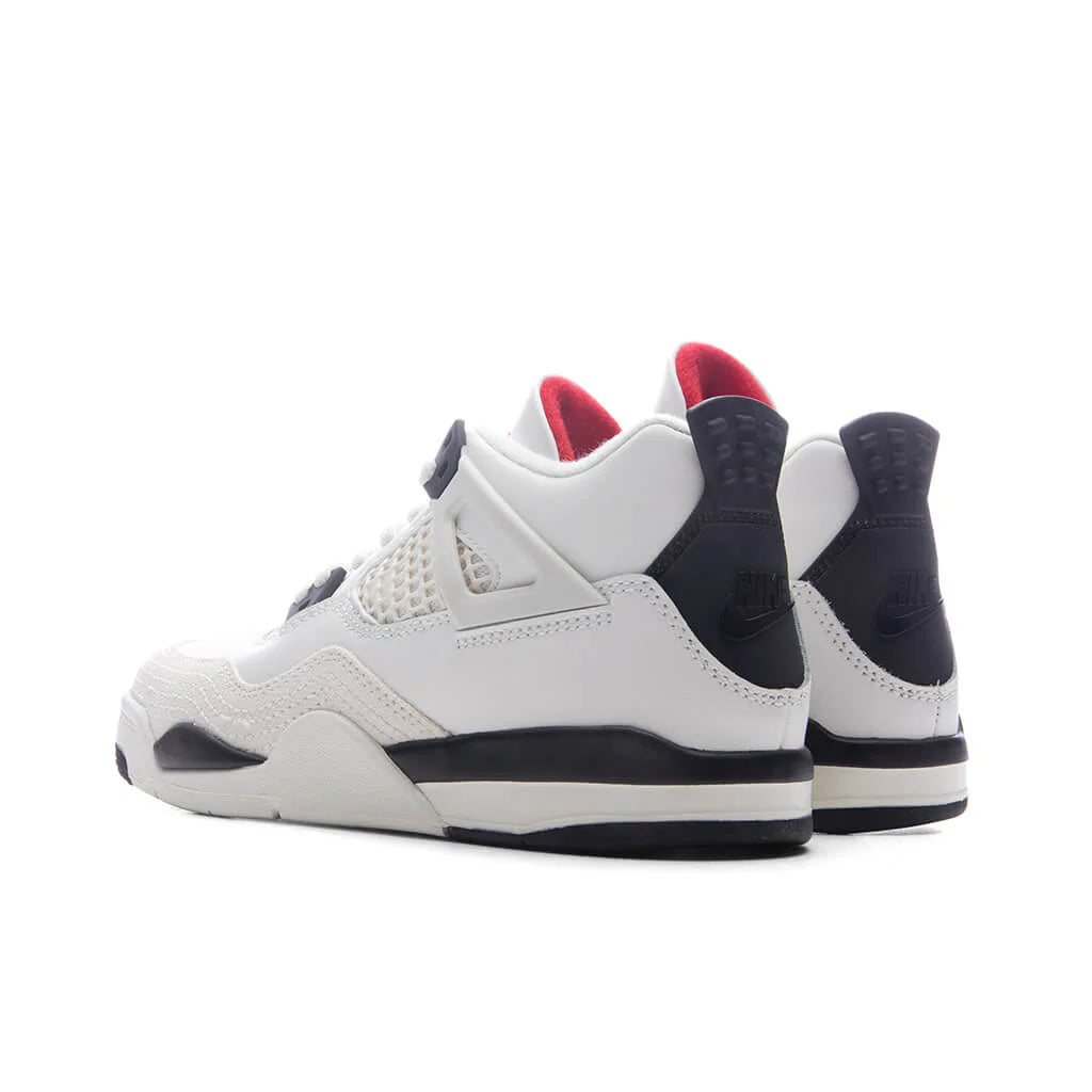 Air Jordan 4 Retro OG Flight Club PS Sail Black University Red