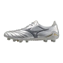 Mizuno Morelia Neo IV Elite FG Firm Ground Silver Gold