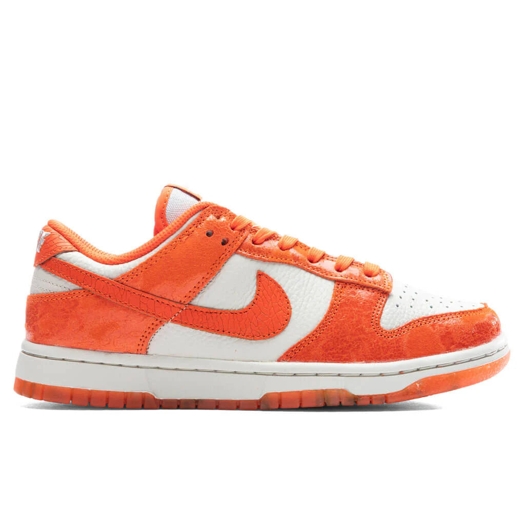 Womens Dunk Low Light Bone Safety Orange Laser Orange